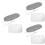 3Sets Compact Mini Ironing Board with Heat Insulation Pad Multi-Color 6