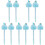 10Pcs Nail Art Diamond Drilling Pens Plastic Assorted 11