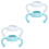 4Pcs Assorted Silicone Baby Bottle Handles Soft Feeding Bottle Holders 4