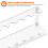 2Set Porta Penne E in Acrilico Bianco Per Casa E Ufficio 9