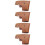 4Pcs Outdoor Hatchet Cover Sturdy Protective Case with Snap 8
