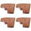 4Pcs Outdoor Hatchet Cover Sturdy Protective Case with Snap 5