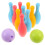 6Ensembles Bowling Miniature Pour Enfants Jouet Plastique 3