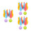 6Ensembles Bowling Miniature Pour Enfants Jouet Plastique 9