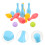 6Ensembles Bowling Miniature Pour Enfants Jouet Plastique 11
