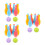 6Ensembles Bowling Miniature Pour Enfants Jouet Plastique 5