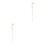 2Pcs Ergonomic White Calligraphy Pen Nib Holders for Students 7