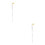 2Pcs Ergonomic White Calligraphy Pen Nib Holders for Students 10