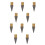 20Pcs Lightweight Black Sketching Pencil Inkless Pen Tips 9