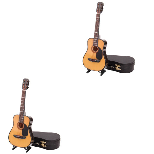 2Pz Mini Chitarra Decorativo Per Foto E Casa 2