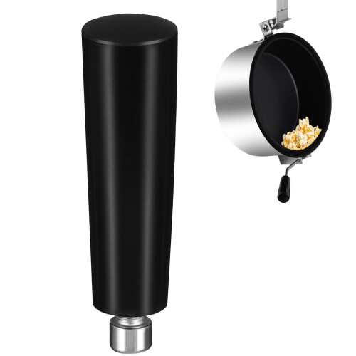 2Pz Manopole Per Coperchio Popcorn in Ferro E Nero Resistente 2