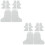 20Pz Calze Protettive Trasparenti Per Uso Monouso E Trattamenti 6