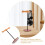 2Pz Auricolari Legno Nero Porta Headset Per Ufficio E Casa 11