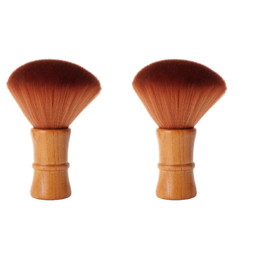 2Pz Spazzola Taglio Marrone, Neck Duster Per Uso Professionale 1