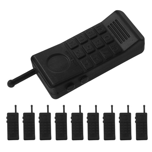 20Pz Set Bambini Gioco Ruolo Telefono Nero 2
