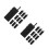20Pz Set Bambini Gioco Ruolo Telefono Nero 4