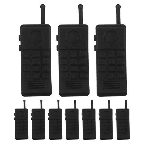 20Pz Set Bambini Gioco Ruolo Telefono Nero 1