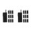 20Pz Set Bambini Gioco Ruolo Telefono Nero 8