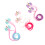 6Paia Clip Extension Bambini Tessuto Alta 1