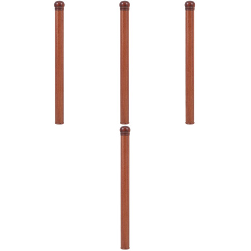 4Pz Custodia in Legno Marrone Per Bastoncini 2
