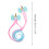 6Paia Clip Extension Bambini Tessuto Alta 10