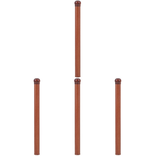 4Pz Custodia in Legno Marrone Per Bastoncini 1