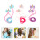 6Paia Clip Extension Bambini Tessuto Alta 11