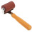 2Pcs Versatile Brown Rubber Rollers for Crafting and Painting 3
