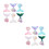 12Pz Fermagli Colorati E Luminosi Per E Bambina 9