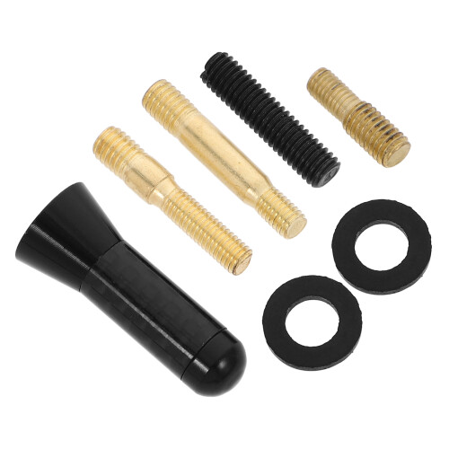 2Pz Antenna Per Auto E Camion Corta Nero in 2