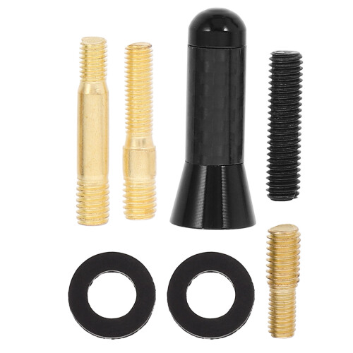 2Pz Antenna Per Auto E Camion Corta Nero in 1
