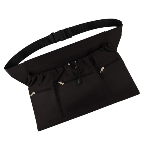 Verstellbare Taille, Gartenschürze, Werkzeugtasche für-Schwarz