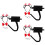 3Set Set Costume Gatto Con Orecchie Tessuto Decorativo Per 5