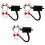 3Set Set Costume Gatto Con Orecchie Tessuto Decorativo Per 3
