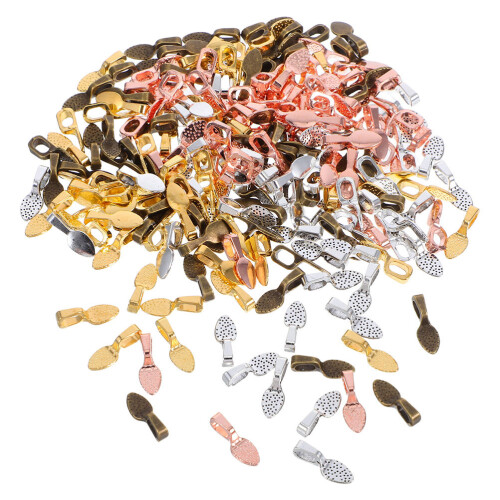 1200Pz Componenti Gioielli in Colorati Con Ganci Colla Facili 2