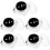 5Set Cristalli Decorativi Per DIY Chic 8