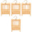 4Pz Gabbietta E Resistente in Bamboo Per Grilli E Cavallette 5