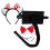 3Set Set Costume Gatto Con Orecchie Tessuto Decorativo Per 2