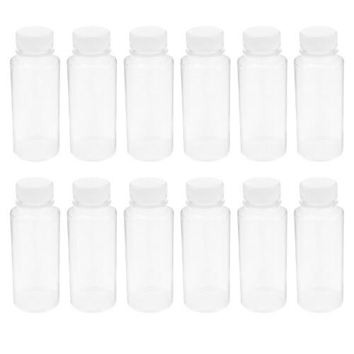 24Pcs 250Ml Chic Transparent Beverage Bottles Heat-Resistant Storage 2