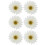 36Pz Clip Floreali Artificiale Bianco Decorazione Moda 1