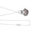 5Pz Collane Urna Animale Miliare Argento Lucido 1
