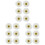 36Pz Clip Floreali Artificiale Bianco Decorazione Moda 2
