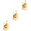 3Pz Annaffiatoio Brass Oro Per Orchidee E Piante Da Interno 4