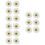 36Pz Clip Floreali Artificiale Bianco Decorazione Moda 6