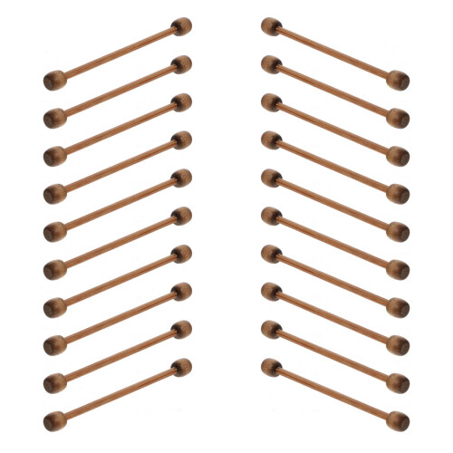 40Pz DIY Bastoni in Legno Per Mini Arazzi E Decorazioni 2
