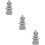 3Pz Statue in Arenaria Per Micro Paesaggi E Bonsai 11