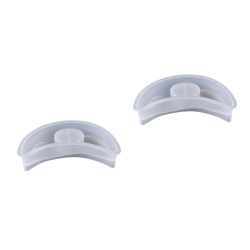 2Pz Silicone Trasparente Per Portacandele in Resina, DIY 2