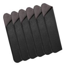 30Pz Borsa Penna in PU Nero Stile Pelle Protettiva Per Penne A Sfera
