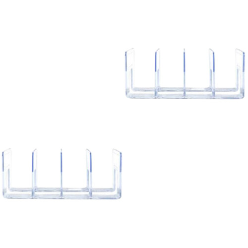 2Pz Supporti Acrilici Per Libri Trasparenti Per Ufficio E Casa 2