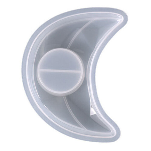 2Pz Silicone Trasparente Per Portacandele in Resina, DIY 1